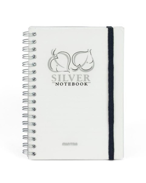 Kołozeszyt (kołonotatnik) A6 Golden&Silver 80k. 80g linia Mintra (92652)