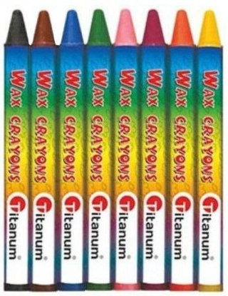 Kredki świecowe 8 kol. Titanum (2108D)