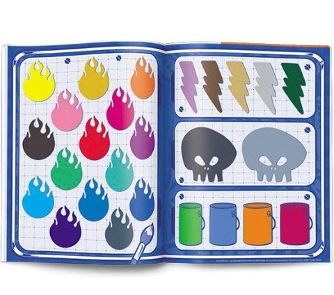 Książka dla dzieci Hot Wheels™. Pomaluj brykę! Ameet (MAK 1601)