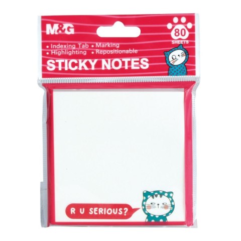Notes samoprzylepny (karteczki) 80k [mm:] 76x76 M&G (HA LZ 4228-12)