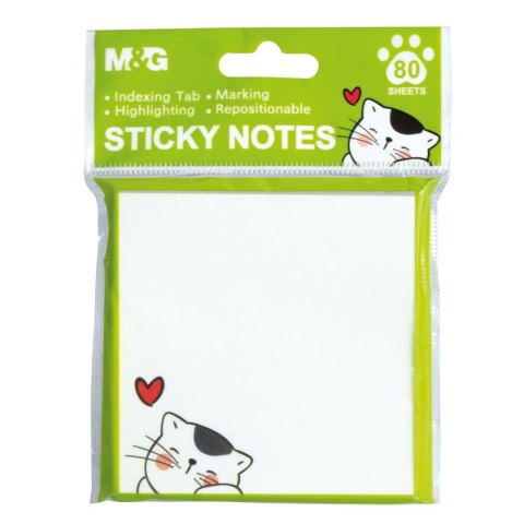 Notes samoprzylepny (karteczki) 80k [mm:] 76x76 M&G (HA LZ 4228-12)
