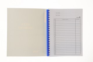 Teczka do akt osobowych A4 ABCDE niebieski karton Warta (339-039)