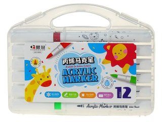 Flamaster akrylowy 12 kol. Adar (583917)