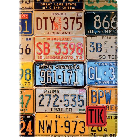 Kalendarz książkowy (terminarz) TIK IMPRESS kieszonkowy 82mm x 120mm Telegraph (K1)