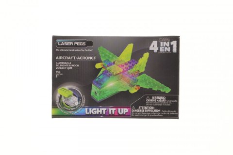 Klocki konstrukcyjne Laser Pegs 4w1 samolot Bemag (MPS100B)