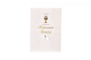 Książeczka pamiątkowa z komunii Kukartka (PMB PR-0003)