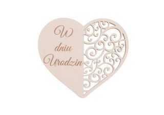 Ozdoba drewniana URODZINY DNS15B Sadpex (5 SZT)