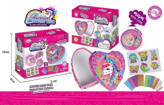 Zestaw kreatywny dla dzieci mozaika diamentowa, haft, z pudełeczkiem, 595 części Adar (577022)