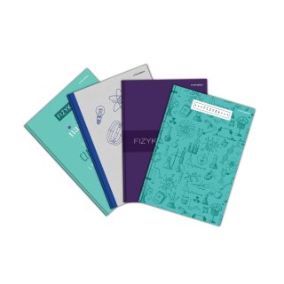 Brulion tematyczny A5 fizyka 80k. 70g krata [mm:] 150x210 TOP-2000 (400160623)