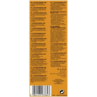 Długopis olejowy 4 Colour Original Fine wkład mix 0,36mm Bic (982867)