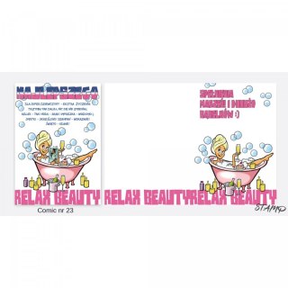 Kartka składana B6 Comic Urodzinowy dla dziewczyny Ev-corp (STKC-023)