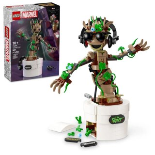 Klocki konstrukcyjne Marvel Super Heroes Tańczący Groot Lego (76297)