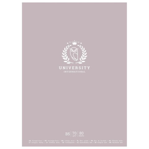 Kołozeszyt (kołonotatnik) B5 UNIVERSITY 2 104021014 80k. Astrapap