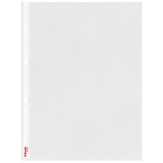 Koszulki na dokumenty groszkowe A4 kolor: przezroczysty typu U 110 mic. Esselte (23743)