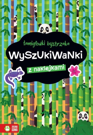 Książeczka edukacyjna Łamigłówki bystrzaka. Wyszukiwanki Zielona Sowa
