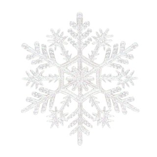 Ozdoba akrylowa Śnieżynki akrylowe (6 szt.) Arpex (BN1186)