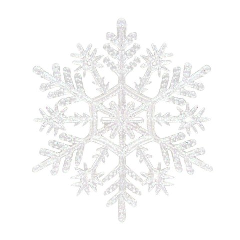 Ozdoba akrylowa Śnieżynki akrylowe (6 szt.) Arpex (BN1186)