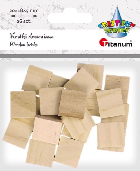 Ozdoba drewniana Craft-Fun Series koraliki Titanum (22TH401-14)