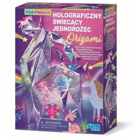 Zestaw kreatywny dla dzieci Holograficzny 3D Jednorożec 4m (7762)