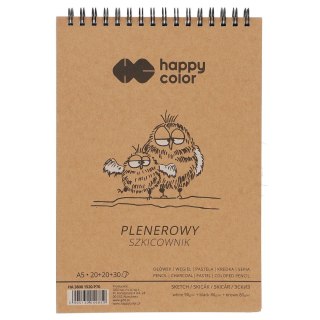 Blok artystyczny Happy Color szkicownik A5 80g 70k Happy Color (HA 3808 1520-P70)