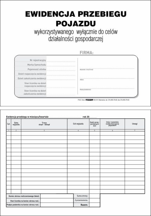 Druk offsetowy A5 P62 20k. Stolgraf (P62)