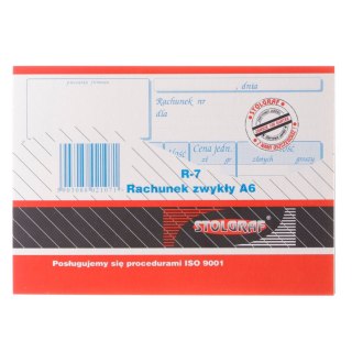 Druk samokopiujący A6 rachunek zwykły A6 100k. Stolgraf (R7)