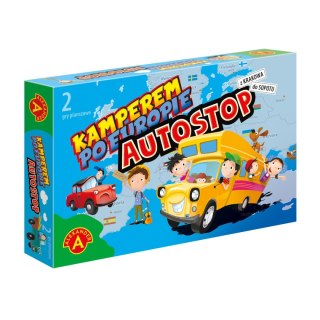 Gra planszowa KAMPEREM PO EUROPIE AUTOSTOP Alexander