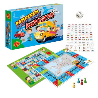 Gra planszowa KAMPEREM PO EUROPIE AUTOSTOP Alexander
