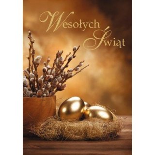 Kartka składana B6 wielkanoc Art Nuvo (b6)