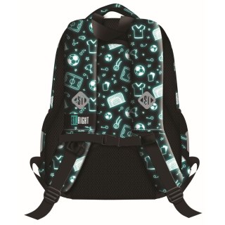 Plecak NEON FOOTBALL 3-KOMORY St.Right (BP-26)