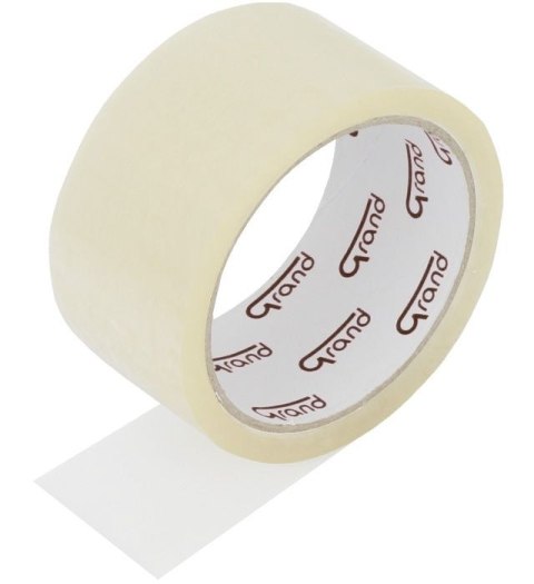 Taśma pakowa 48x66 [mm x m] transparentna Grand (130-1947)