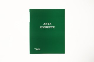 Teczka do akt osobowych A4 ABCDE zielony papier Warta (339-040)