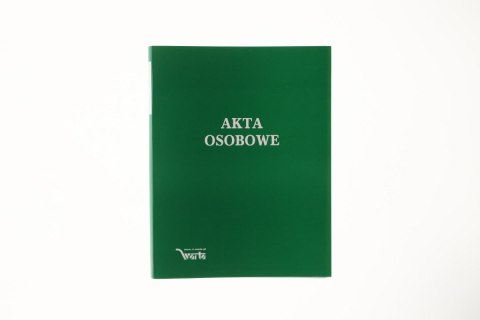 Teczka do akt osobowych A4 ABCDE zielony papier Warta (339-040)