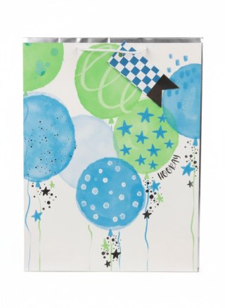 Torba prezentowa urodziny nebieski, XL, 5szt. [mm:] 310x420x 120 Argo (257059)