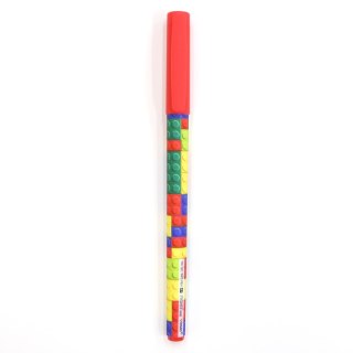 Długopis olejowy Fashion A16 KLOCKI wkład niebieski 0,7mm Vinson