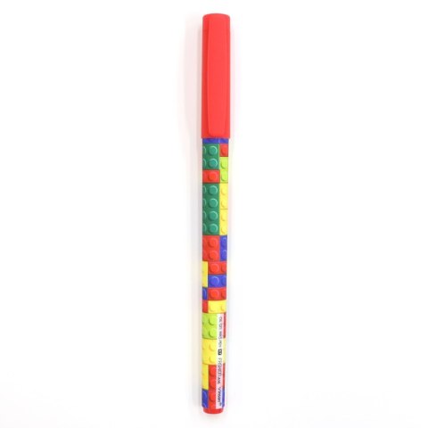 Długopis olejowy Fashion A16 KLOCKI wkład niebieski 0,7mm Vinson