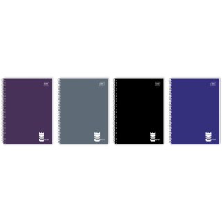 Kołozeszyt (kołonotatnik) A6 ONE COLOR 80# 80k. 70g krata Interdruk