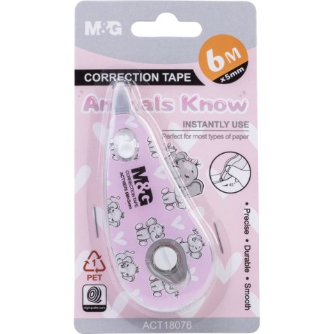 Korektor w taśmie (myszka) 5x6 [mm*m] M&G (MG ACT18076)