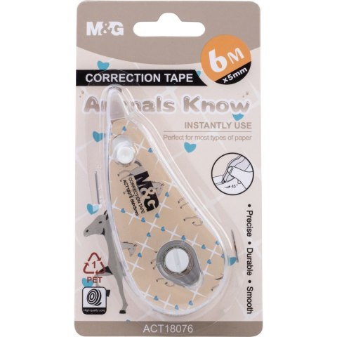 Korektor w taśmie (myszka) 5x6 [mm*m] M&G (MG ACT18076)