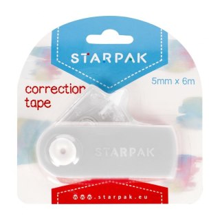 Korektor w taśmie (myszka) 5x6 [mm*m] Starpak (507204)