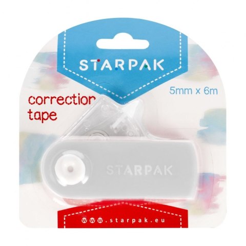 Korektor w taśmie (myszka) 5x6 [mm*m] Starpak (507204)