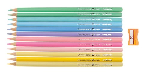 Kredki ołówkowe 12 kol. Fun&Joy