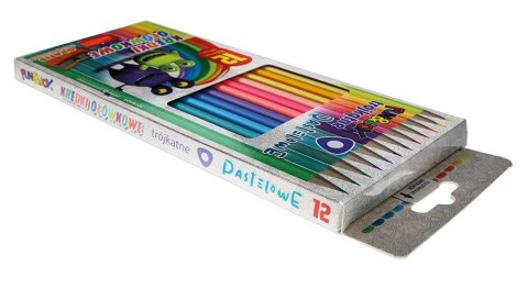 Kredki ołówkowe 12 kol. Fun&Joy