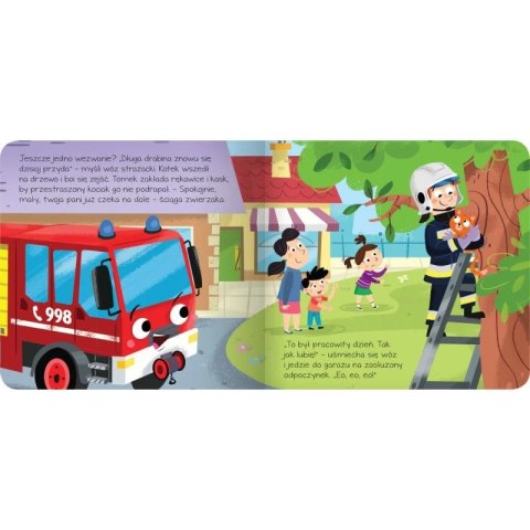 Książka dla dzieci Na ratunek. Wóz strażacki
