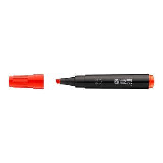 Marker permanentny czerwony wkład czerwony 1-4mm ścięta końcówka Memobe (MM201-05)