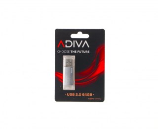 Pendrive 64GB Adiva (ADIVAPEN64GB2.0)