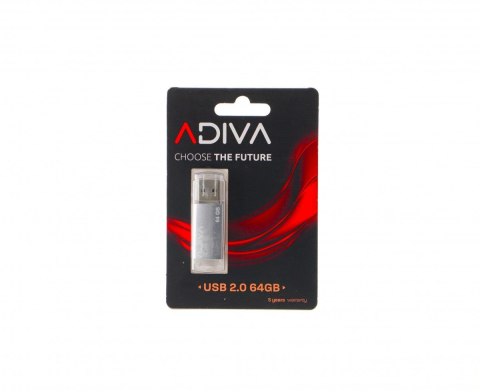 Pendrive 64GB Adiva (ADIVAPEN64GB2.0)