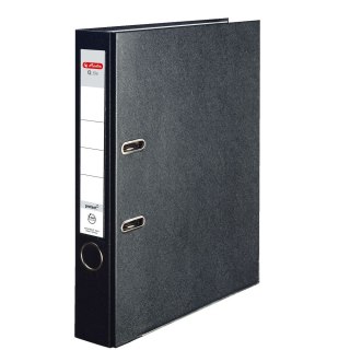 Segregator dźwigniowy Q. file Standard 0011167467 A4 50mm czarny Herlitz (300003088)