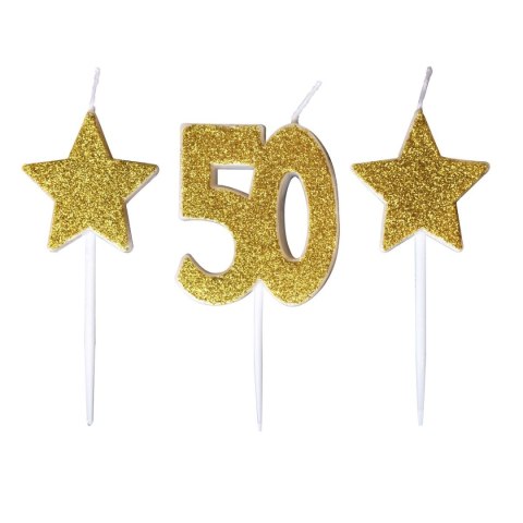 Świeczka urodzinowa pikery 50 lat Antella (SH-588-50)