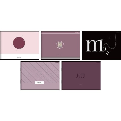 Zeszyt do nut A5 5linia 16k. 70g pięciolinia Top 2000 (400183684)